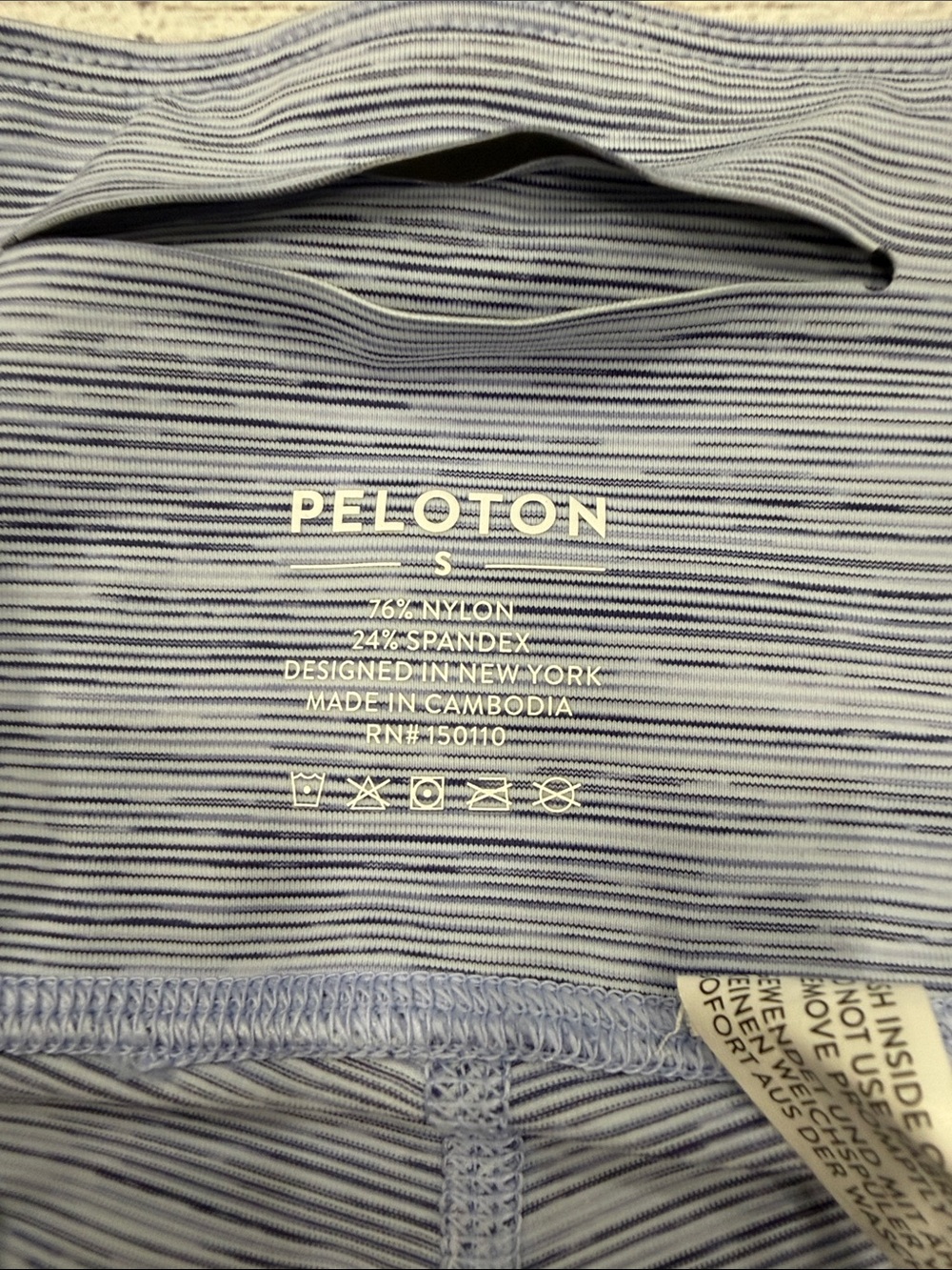 Peloton High Rise Leggings Women's Small Gray Athletic Workout Pants - Picture 2 of 3